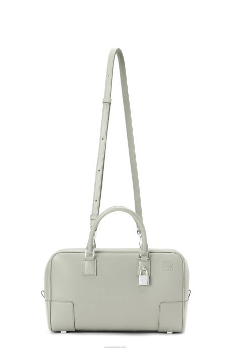 Loewe mujer bolso amazona 28 de piel de becerro napa LP64136 gris ceniza