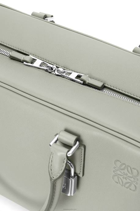 Loewe mujer bolso amazona 28 de piel de becerro napa LP64136 gris ceniza