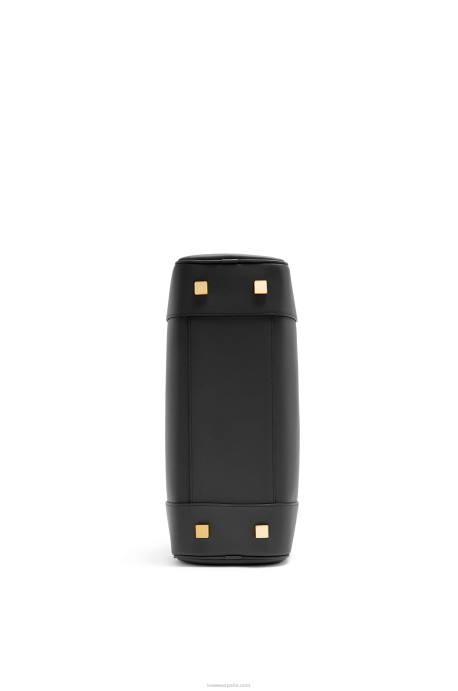 Loewe mujer bolso amazona 28 de piel de becerro napa LP64141 negro
