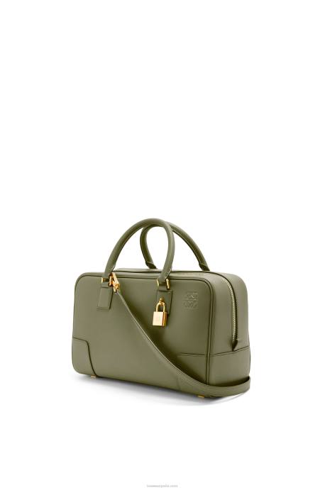 Loewe mujer bolso amazona 28 de piel de becerro napa LP64156 aguacate verde