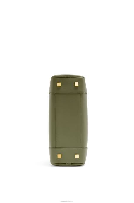 Loewe mujer bolso amazona 28 de piel de becerro napa LP64156 aguacate verde