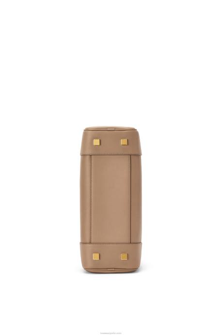 Loewe mujer bolso amazona 28 de piel de becerro napa LP64169 color visón