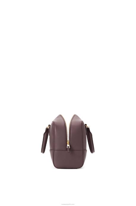 Loewe mujer bolso amazona 28 de piel de becerro napa LP64173 ciruela pasa