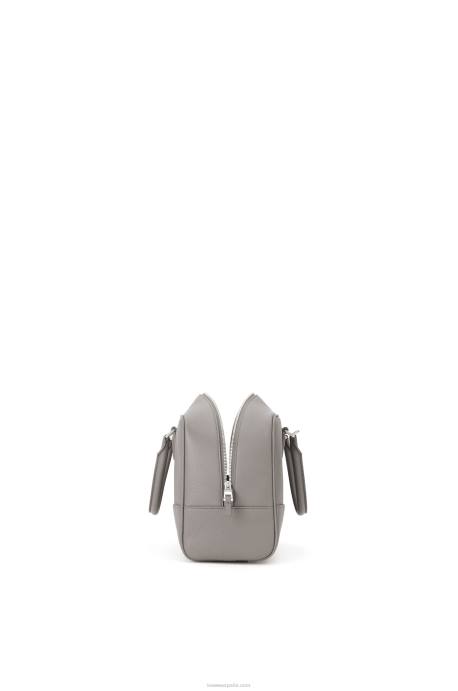 Loewe mujer bolso amazona 28 de suave piel de becerro graneada LP64134 Perla gris