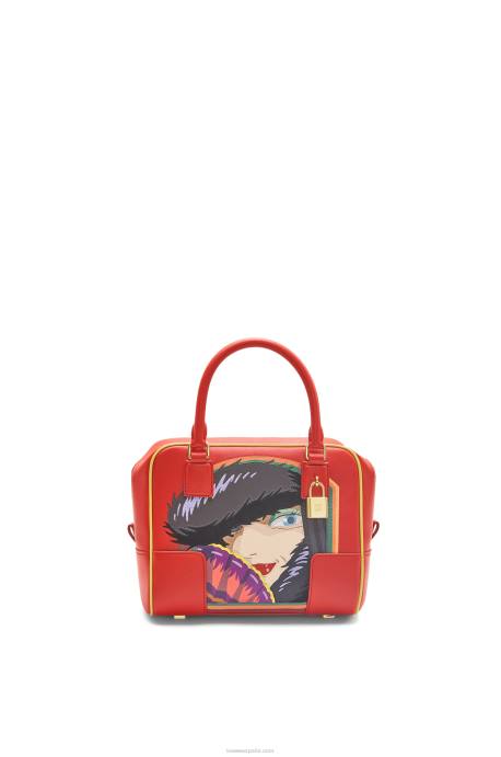 Loewe mujer bolso witch of the waste amazona 19 de piel de becerro napa LP64193 rojo