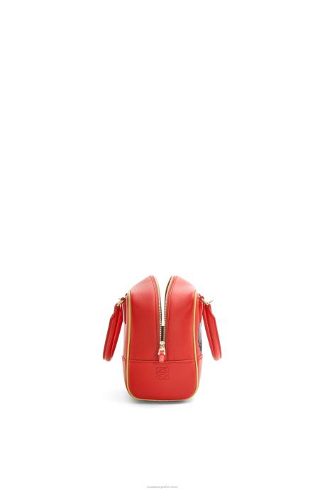 Loewe mujer bolso witch of the waste amazona 19 de piel de becerro napa LP64193 rojo