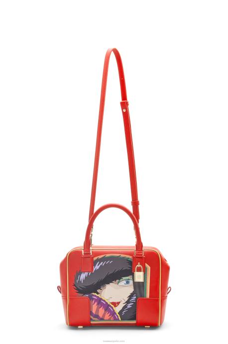 Loewe mujer bolso witch of the waste amazona 19 de piel de becerro napa LP64193 rojo