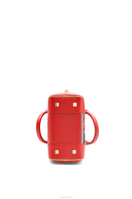 Loewe mujer bolso witch of the waste amazona 19 de piel de becerro napa LP64193 rojo