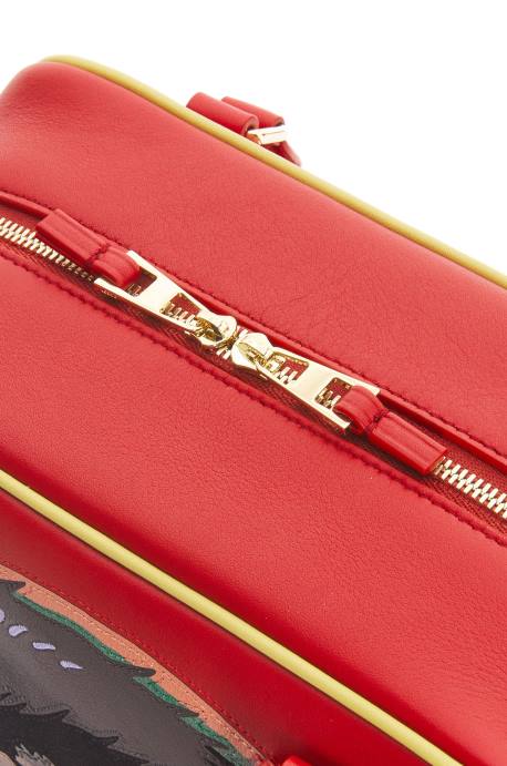 Loewe mujer bolso witch of the waste amazona 19 de piel de becerro napa LP64193 rojo