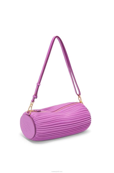Loewe mujer bolsito para pulsera de piel de becerro napa LP64598 púrpura brillante