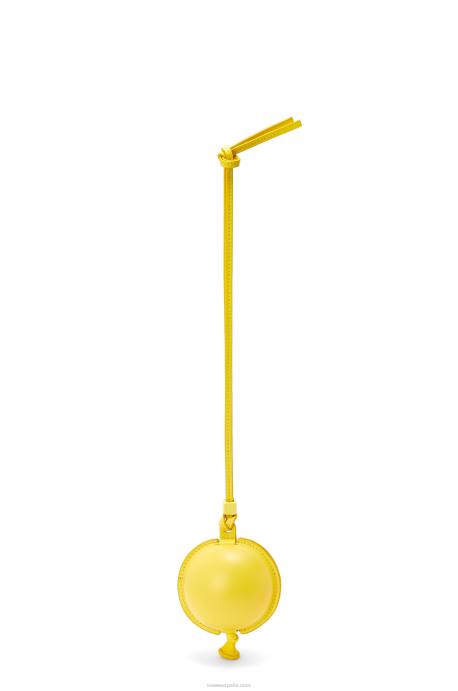 Loewe mujer bolso de mano con forma de globo en piel de becerro clásica LP64629 amarillo