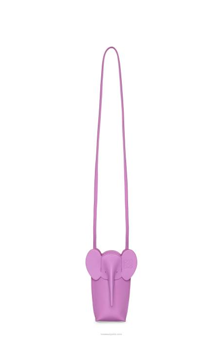 Loewe mujer bolsillo de elefante en piel de becerro clásica LP64581 jara
