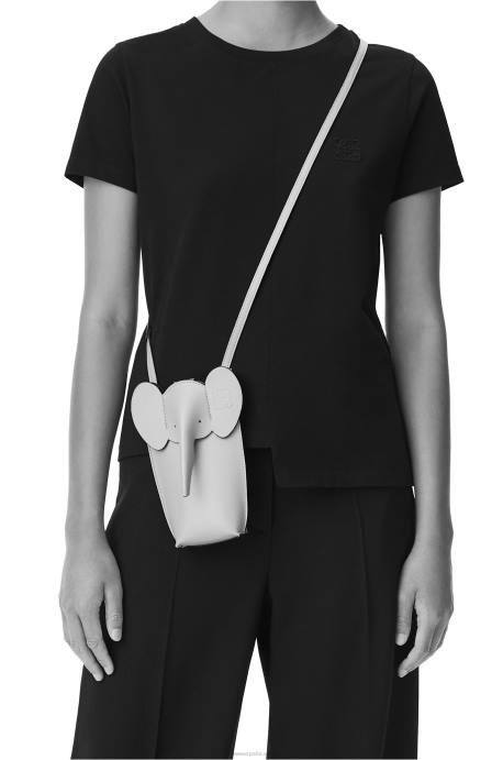Loewe mujer bolsillo de elefante en piel de becerro clásica LP64616 mandarín