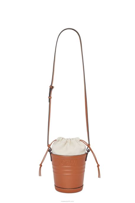Loewe mujer bolsillo jardinero de piel de becerro LP64227 broncearse