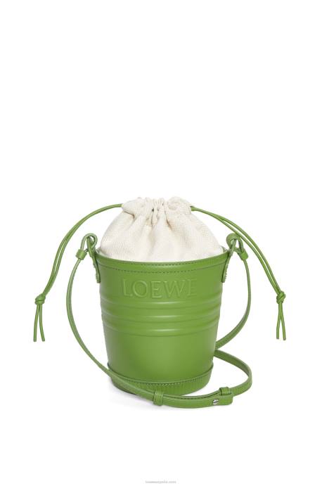 Loewe mujer bolsillo jardinero de piel de becerro LP64228 primavera verde