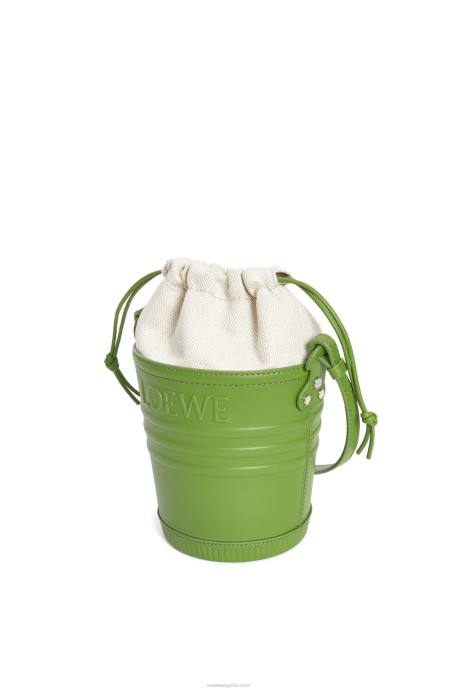 Loewe mujer bolsillo jardinero de piel de becerro LP64228 primavera verde