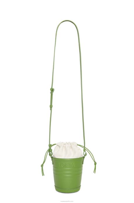 Loewe mujer bolsillo jardinero de piel de becerro LP64228 primavera verde