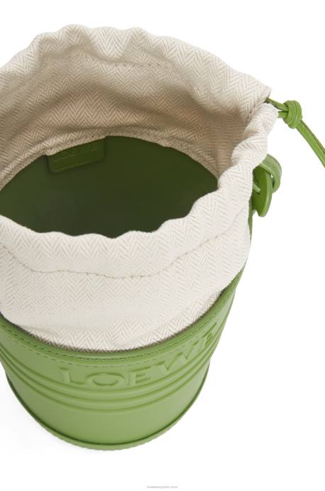 Loewe mujer bolsillo jardinero de piel de becerro LP64228 primavera verde