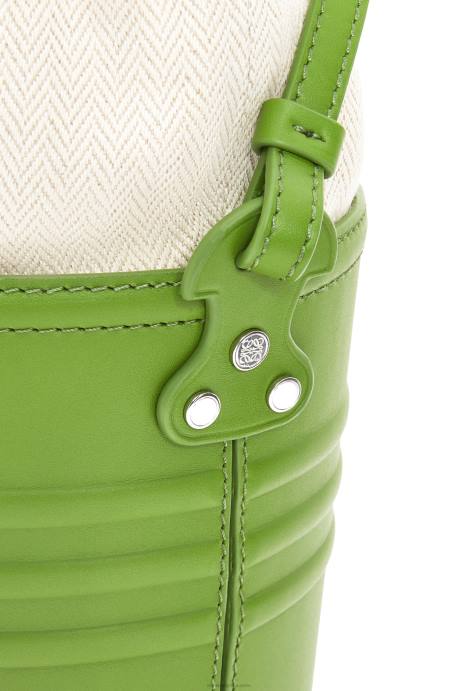 Loewe mujer bolsillo jardinero de piel de becerro LP64228 primavera verde