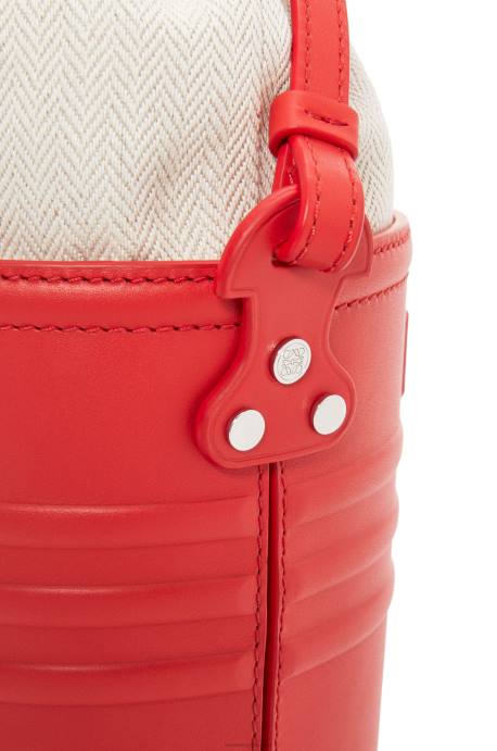 Loewe mujer bolsillo jardinero de piel de becerro LP64229 rojo