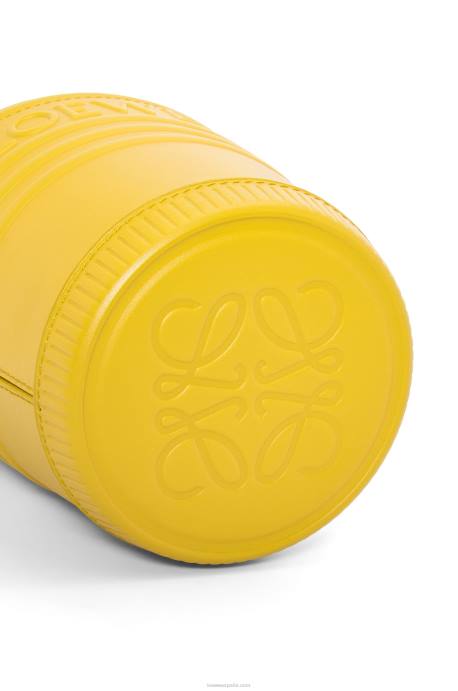 Loewe mujer bolsillo jardinero de piel de becerro LP64230 amarillo