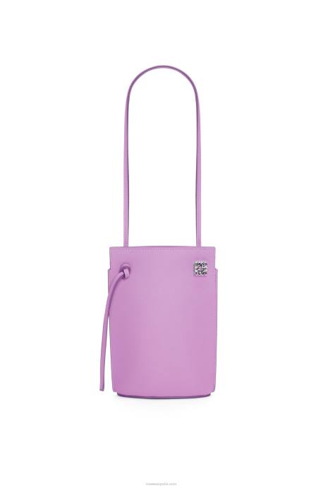 Loewe mujer bolsillo para dados en piel de becerro clásica LP64573 guimauve