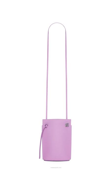 Loewe mujer bolsillo para dados en piel de becerro clásica LP64573 guimauve