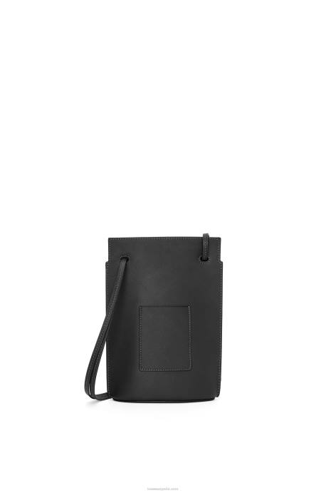 Loewe mujer bolsillo para dados en piel de becerro clásica LP64575 negro