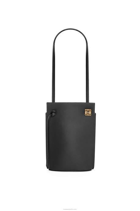Loewe mujer bolsillo para dados en piel de becerro clásica LP64575 negro
