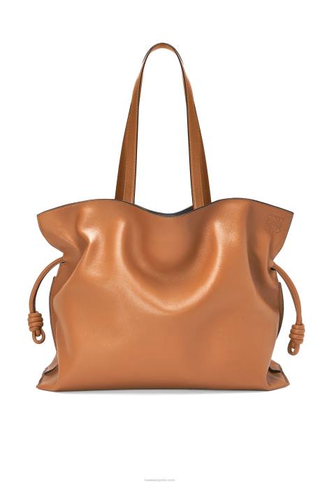 Loewe mujer Bolso flamenco xl en piel napa de ternera LP64527 cálido desierto