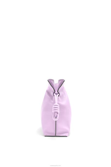 Loewe mujer bolso de mano flamenco de piel de becerro napa LP64628 flor de orquidea