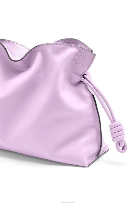 Loewe mujer bolso de mano flamenco de piel de becerro napa LP64628 flor de orquidea