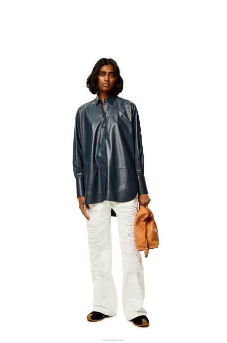Loewe mujer bolso de mano flamenco grande de piel de becerro napa LP64425 cálido desierto