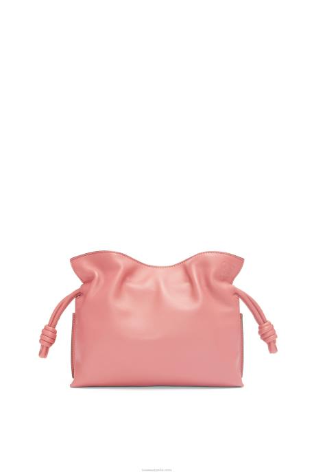 Loewe mujer bolso de mano mini flamenco de piel de becerro napa LP64267 flor de durazno