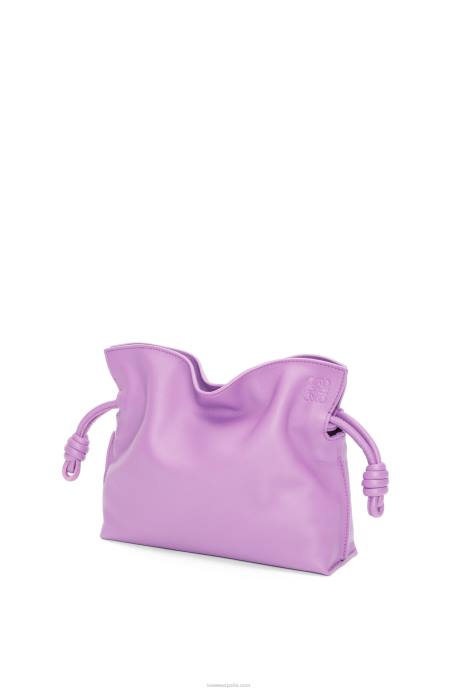 Loewe mujer bolso de mano mini flamenco de piel de becerro napa LP64321 guimauve