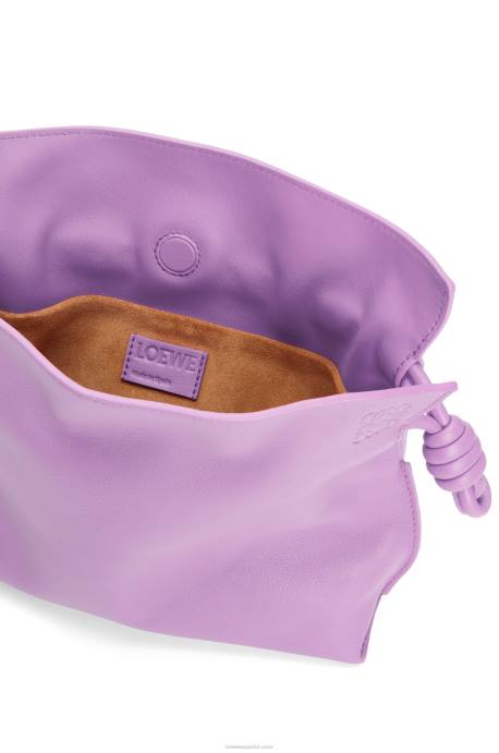 Loewe mujer bolso de mano mini flamenco de piel de becerro napa LP64321 guimauve