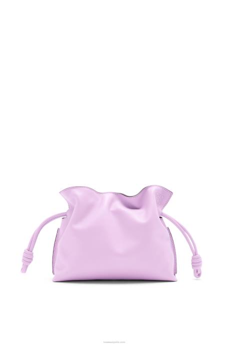 Loewe mujer bolso de mano mini flamenco de piel de becerro napa LP64559 flor de orquidea
