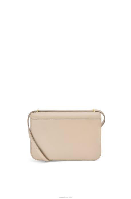 Loewe mujer bolso goya en piel de becerro de seda LP64546 fantasma de luz