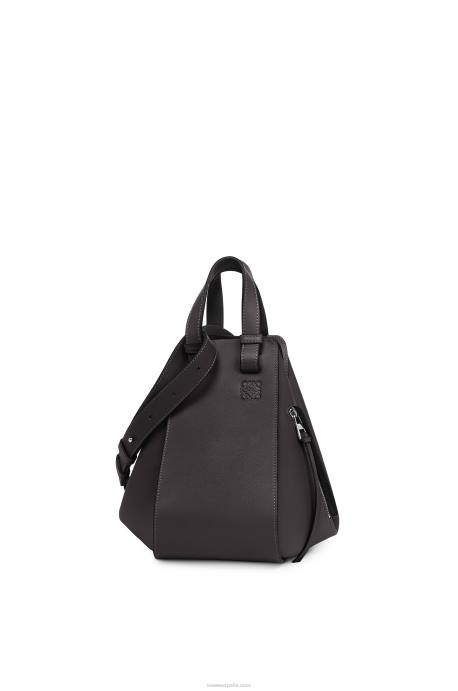 Loewe mujer bolso hamaca pequeño de piel de becerro clásica LP64341 negro