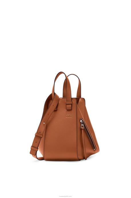 Loewe mujer bolso hamaca pequeño de piel de becerro clásica LP64469 broncearse
