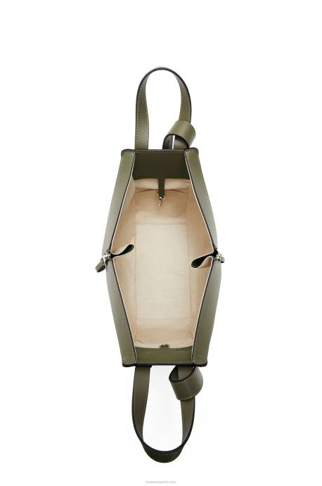 Loewe mujer bolso hamaca pequeño de piel de becerro clásica LP64524 aguacate verde