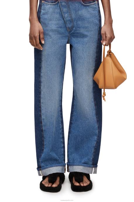 Loewe mujer bolso hobo mini hammock de piel de becerro clásica LP64323 cálido desierto