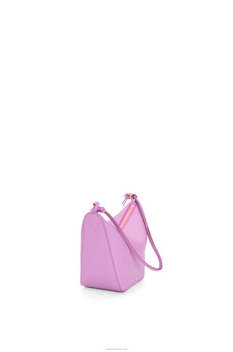 Loewe mujer bolso hobo mini hammock de piel de becerro clásica LP64332 jara