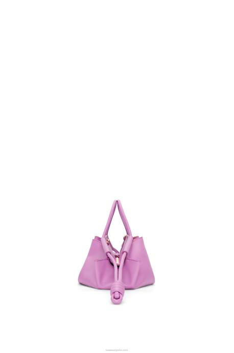 Loewe mujer bolso paseo pequeño de piel de becerro napa brillante LP64348 jara