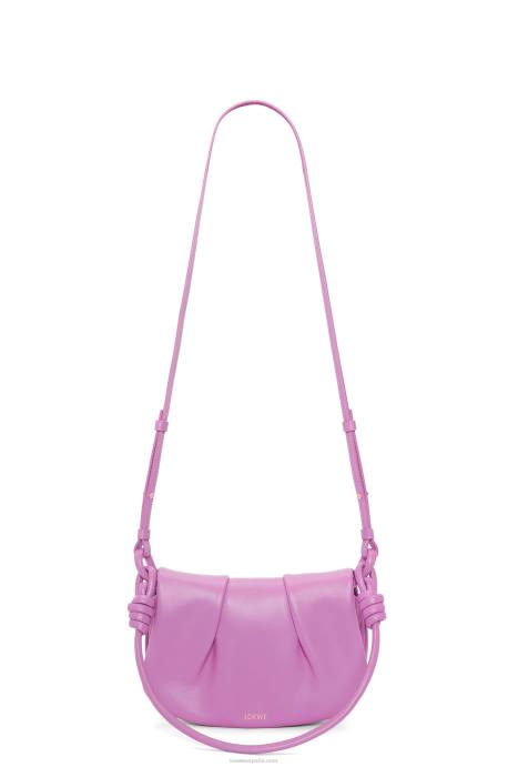 Loewe mujer bolso satchel paseo de piel de becerro napa brillante LP64335 jara