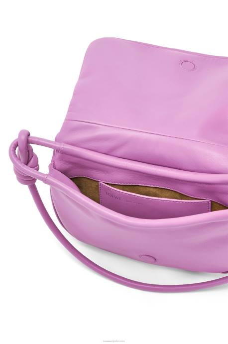 Loewe mujer bolso satchel paseo de piel de becerro napa brillante LP64335 jara