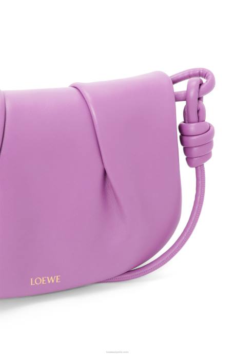 Loewe mujer bolso satchel paseo de piel de becerro napa brillante LP64335 jara