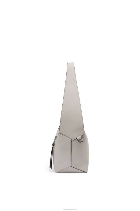 Loewe mujer bolso hobo puzzle de piel de becerro napa LP64438 fantasma