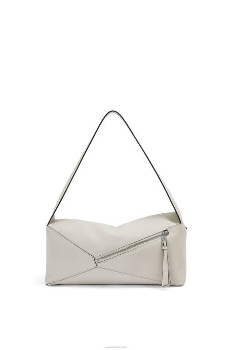 Loewe mujer bolso hobo puzzle de piel de becerro napa LP64438 fantasma