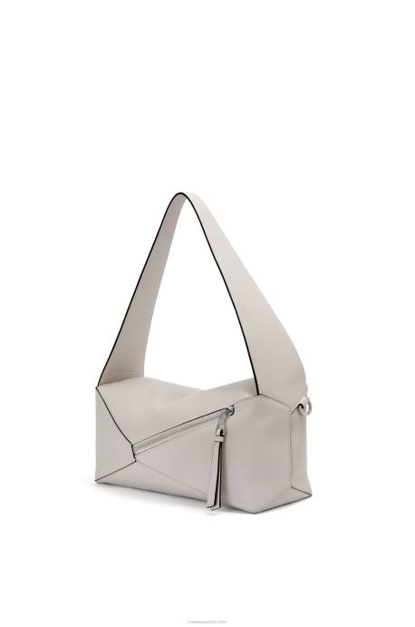 Loewe mujer bolso hobo puzzle de piel de becerro napa LP64438 fantasma